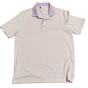 MONTEREY CLUB men’s polo gold shirt size large